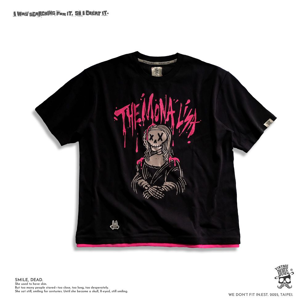 SMILE, DEAD.｜Short Sleeve Tee | oversize 大尺碼男裝