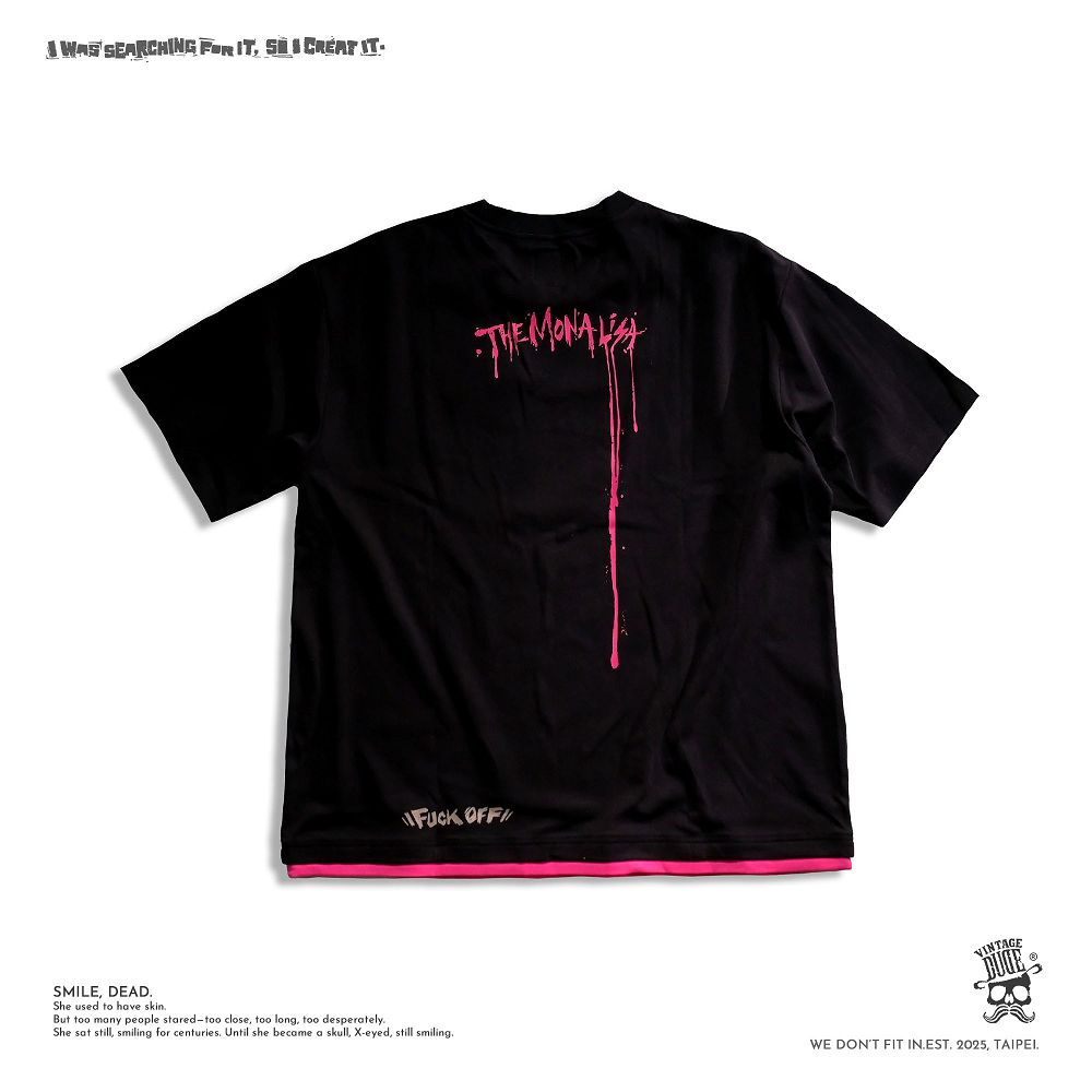SMILE, DEAD.｜Short Sleeve Tee | oversize 大尺碼男裝