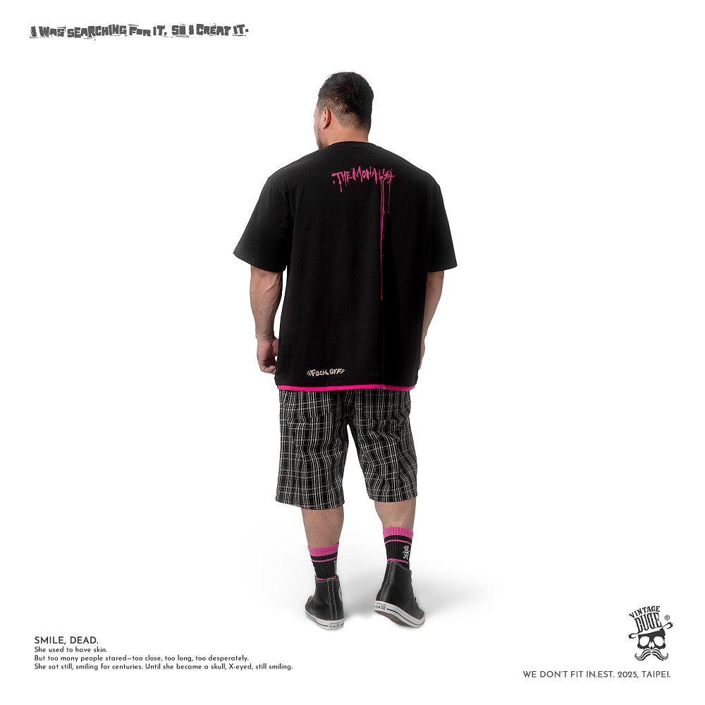 SMILE, DEAD.｜Short Sleeve Tee | oversize 大尺碼男裝