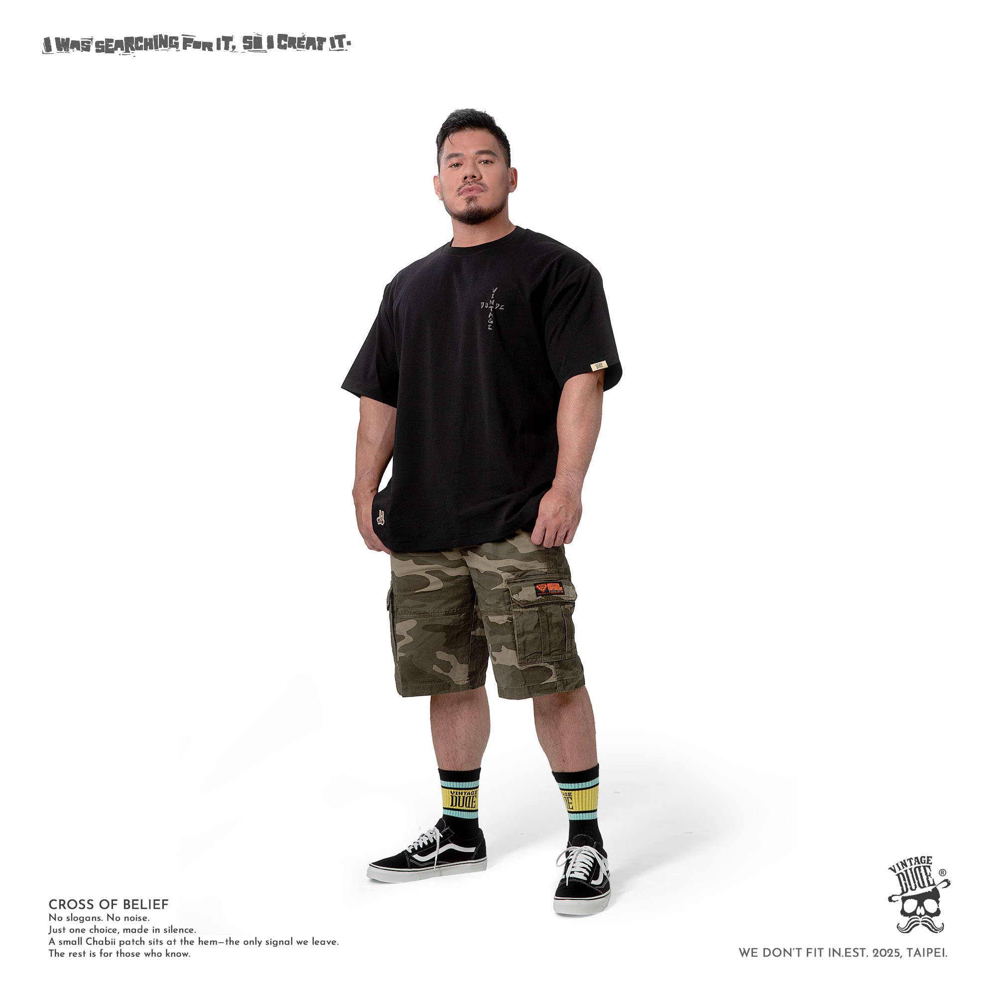 CROSS OF BELIEF｜Short Sleeve Tee | oversize 大尺碼男裝