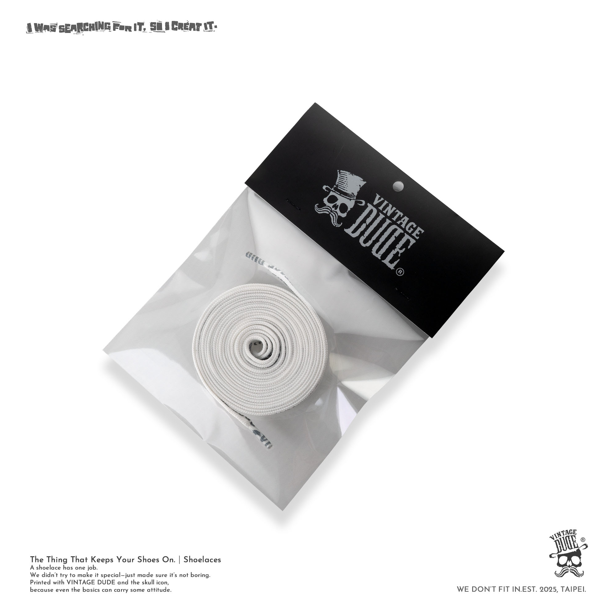 The Thing That Keeps Your Shoes On. (white) | oversize 大尺碼男裝
