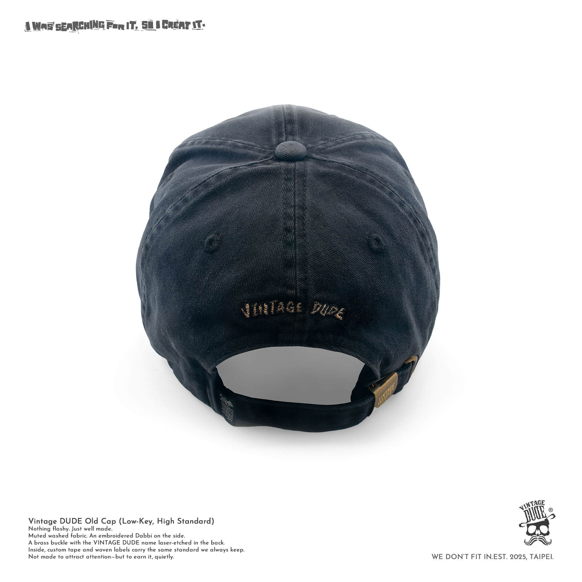 VINTAGE DUDE Original Cap | oversize 大尺碼男裝