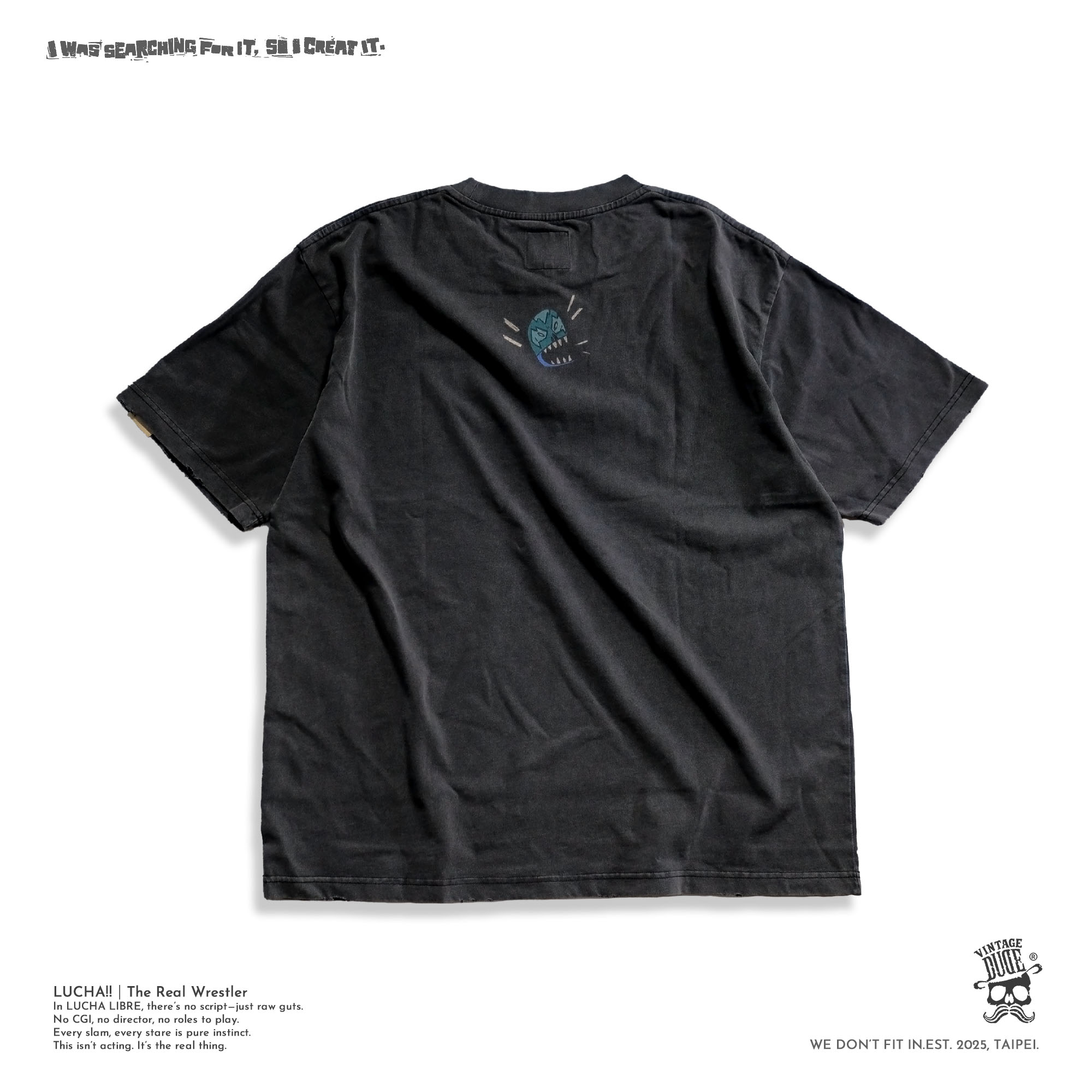 LUCHA!!｜Short Sleeve Tee | oversize 大尺碼男裝
